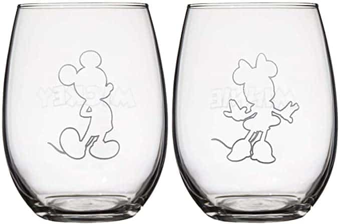 Mickey Wine glasses