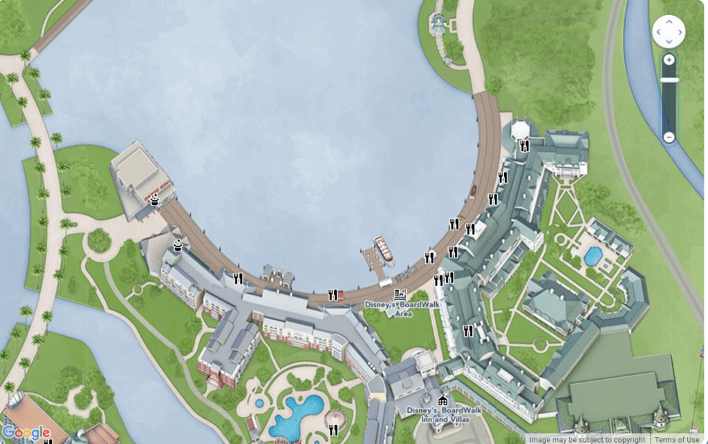 Disney Boardwalk Villas Map