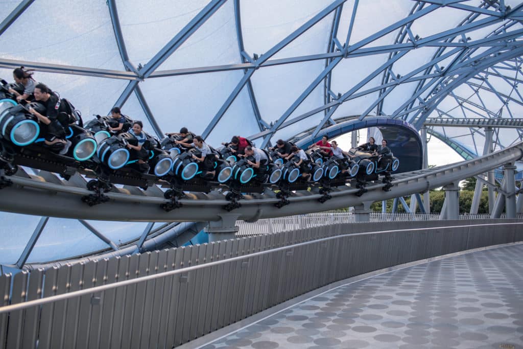 Disney World Tron Lightcycle Run Opening - Home